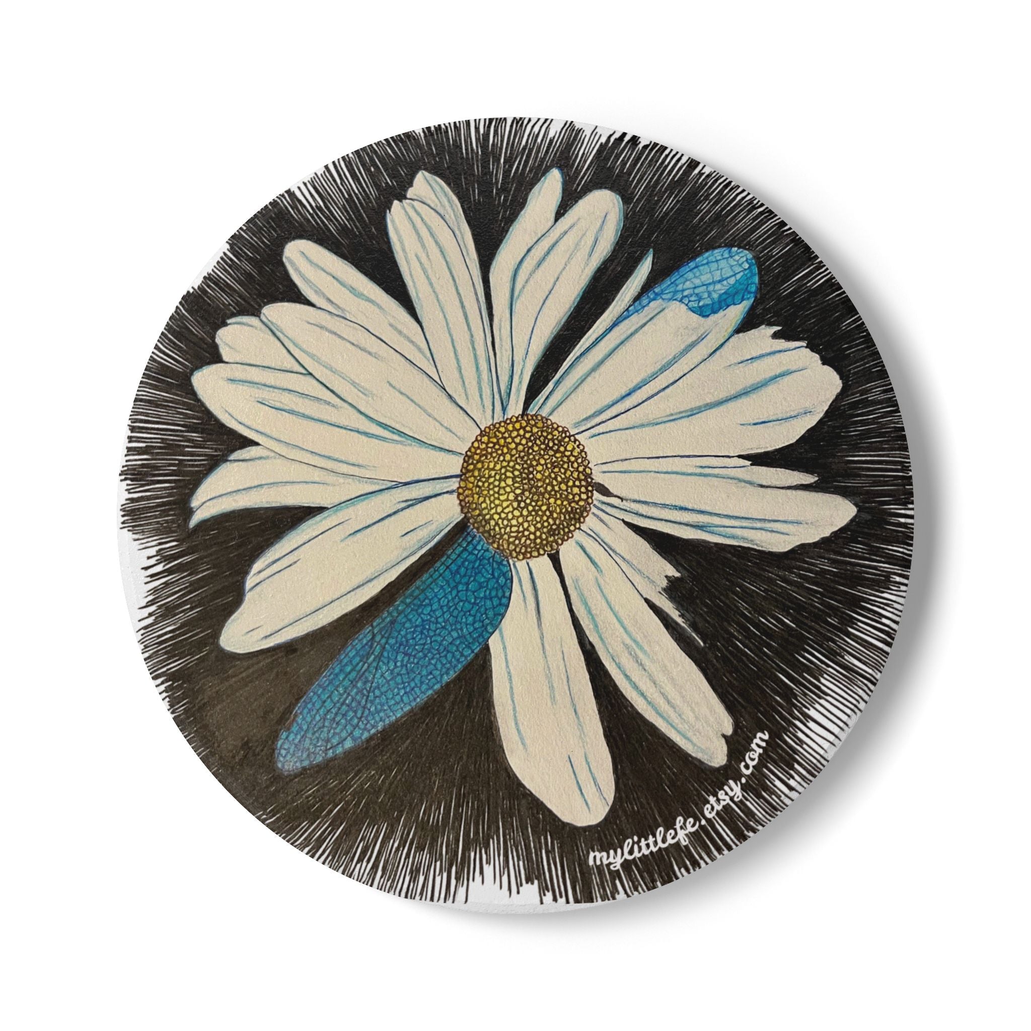 Daisy with Dragonfly wings Petals