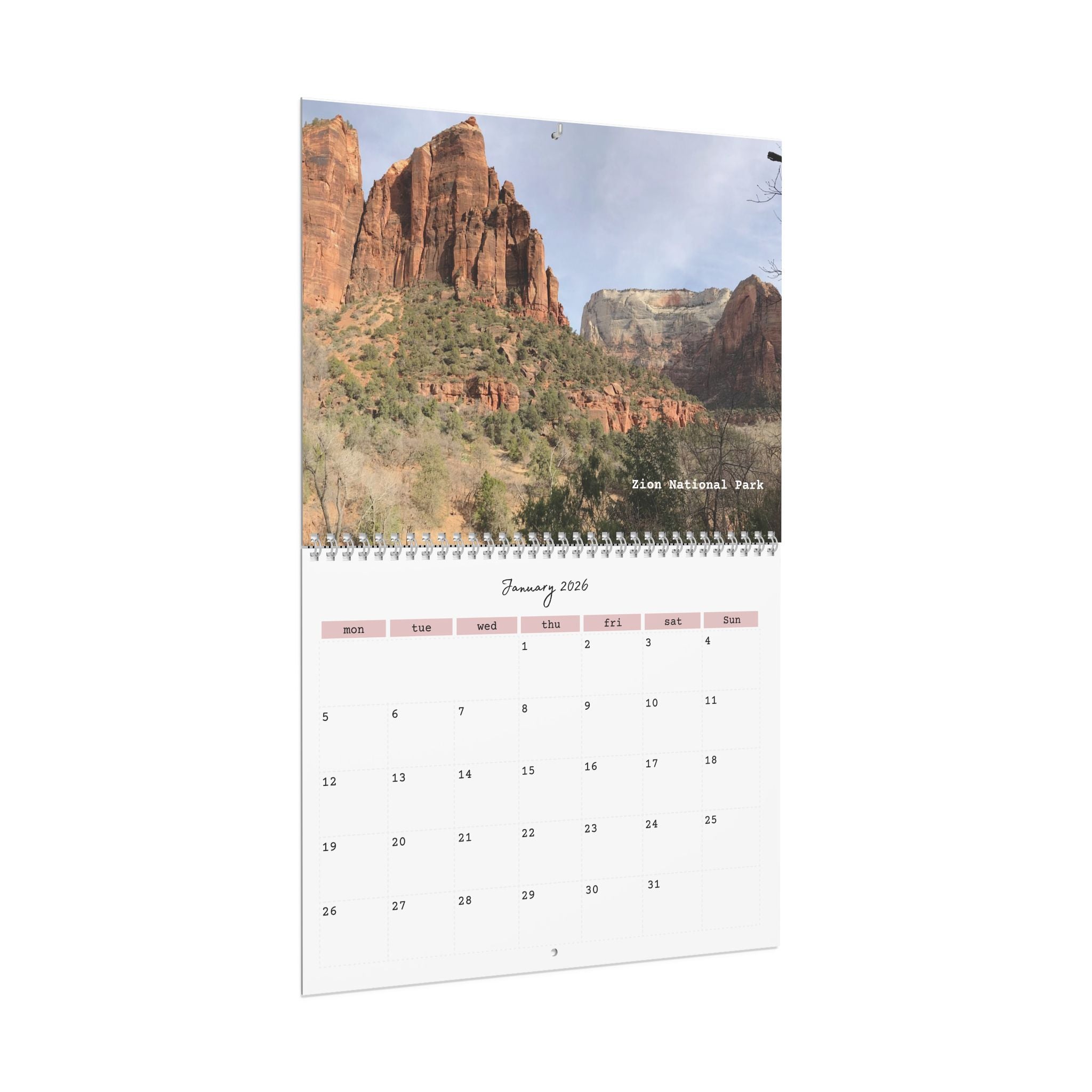 Calendar, 2026 Monthly Wall Calendar National Parks and Monuments